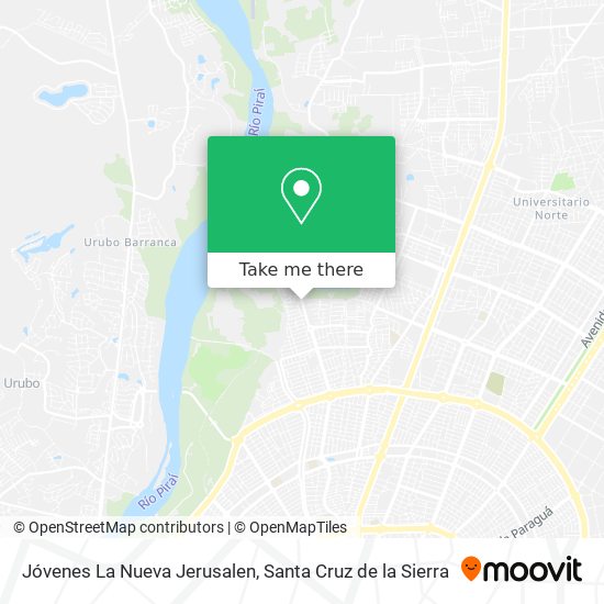 Mapa de Jóvenes La Nueva Jerusalen