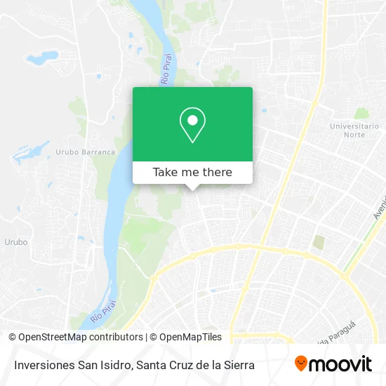 Inversiones San Isidro map