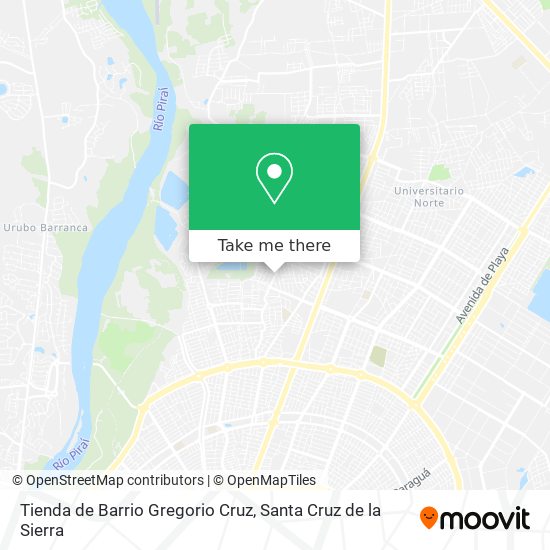 Mapa de Tienda de Barrio Gregorio Cruz