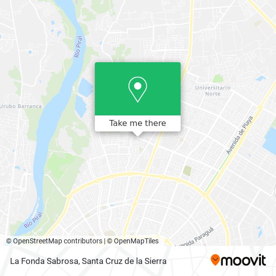 La Fonda Sabrosa map