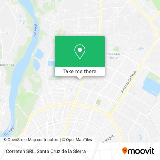 Mapa de Correten SRL