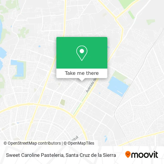 Mapa de Sweet Caroline Pasteleria