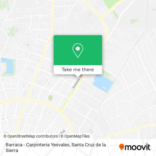 Barraca - Carpinteria Yesvales map