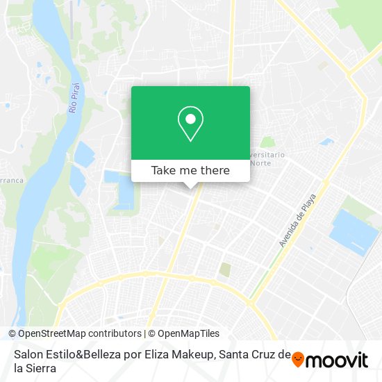 Salon Estilo&Belleza por Eliza Makeup map