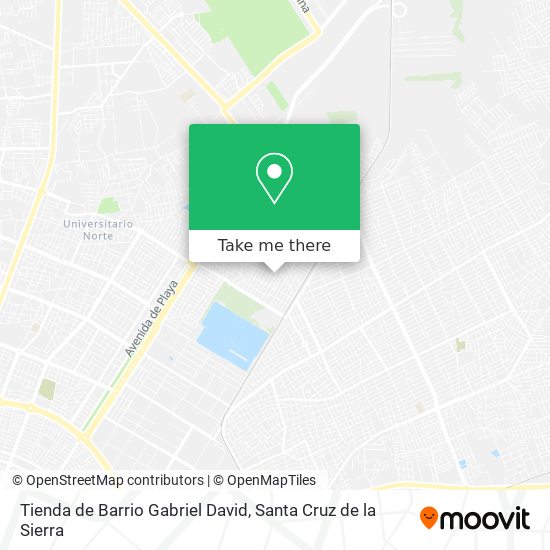 Mapa de Tienda de Barrio Gabriel David