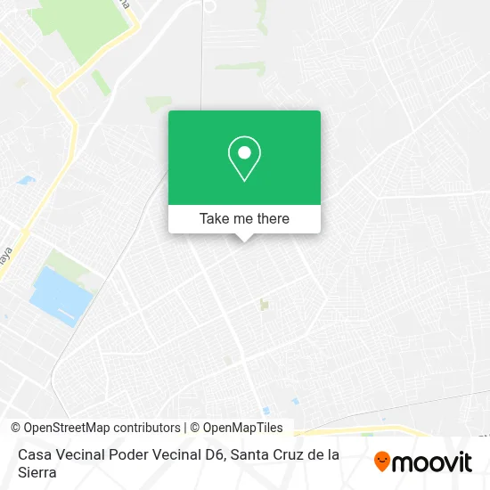 Casa Vecinal Poder Vecinal D6 map