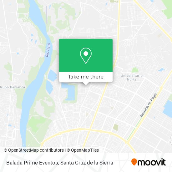 Balada Prime Eventos map