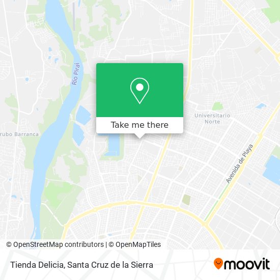 Tienda Delicia map