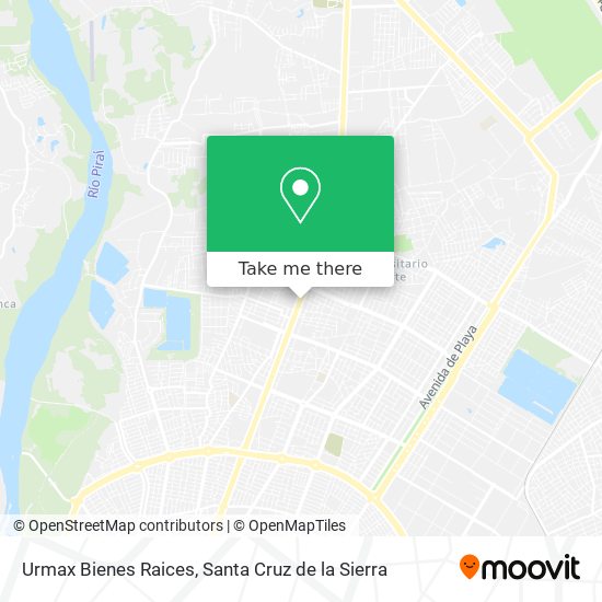 Urmax Bienes Raices map