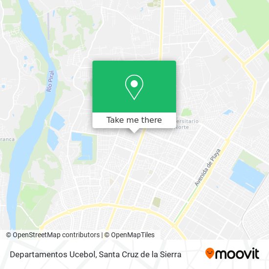 Mapa de Departamentos Ucebol