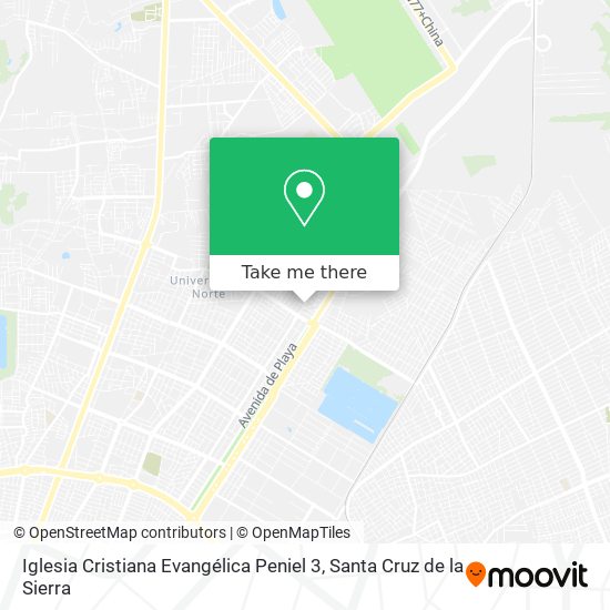 Iglesia Cristiana Evangélica Peniel 3 map