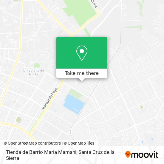 Mapa de Tienda de Barrio Maria Mamani
