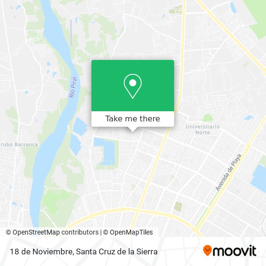 18 de Noviembre map