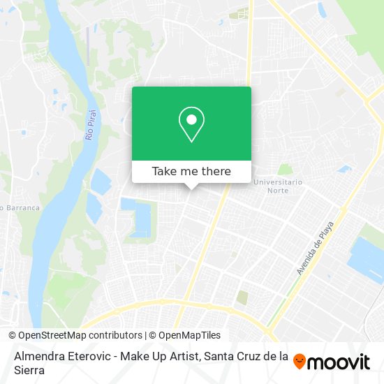Almendra Eterovic - Make Up Artist map