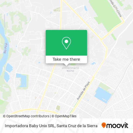 Importadora Baby Unix SRL map
