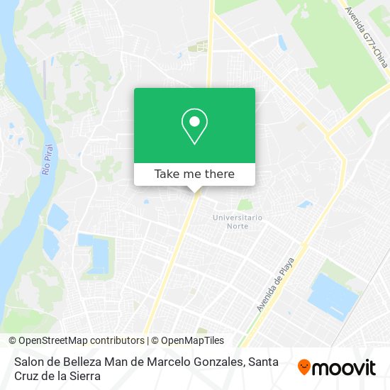 Salon de Belleza Man de Marcelo Gonzales map