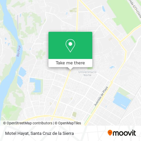 Motel Hayat map