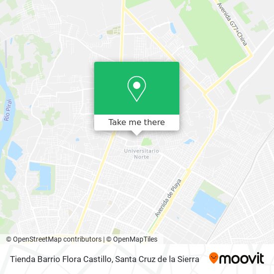 Tienda Barrio Flora Castillo map