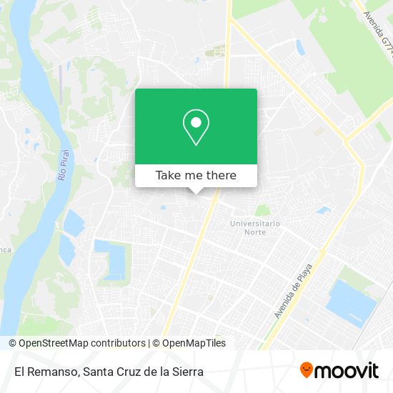Mapa de El Remanso