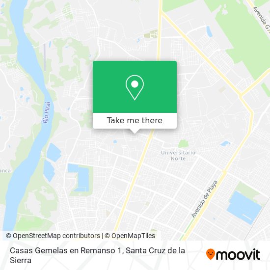 Mapa de Casas Gemelas en Remanso 1