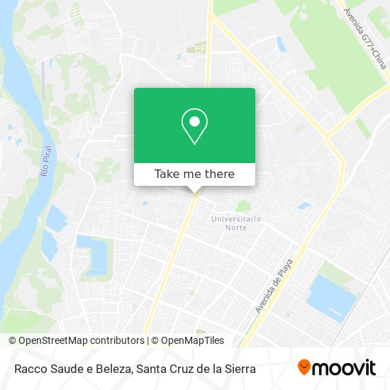 Mapa de Racco Saude e Beleza