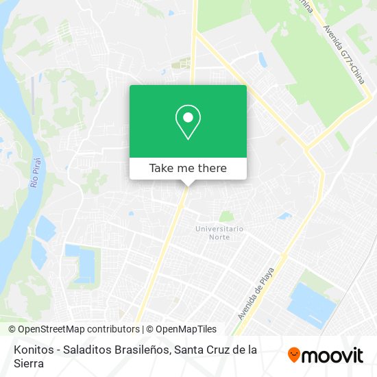 Konitos - Saladitos Brasileños map