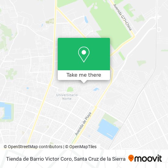 Tienda de Barrio Victor Coro map