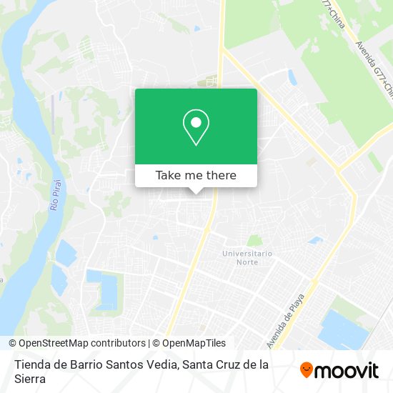 Tienda de Barrio Santos Vedia map