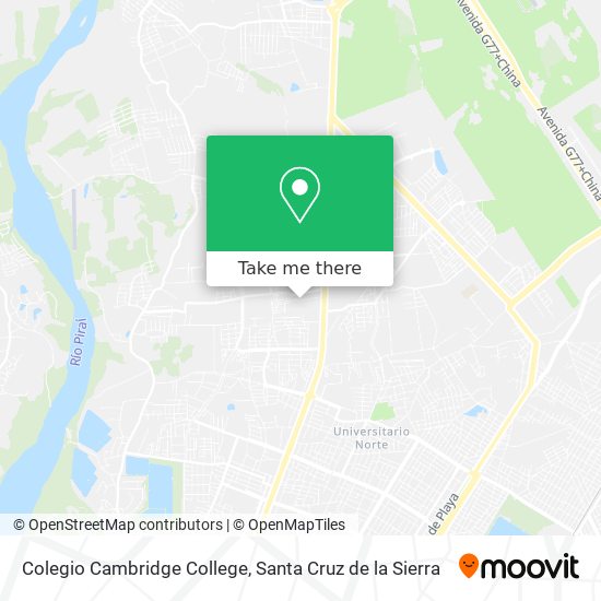 Colegio Cambridge College map