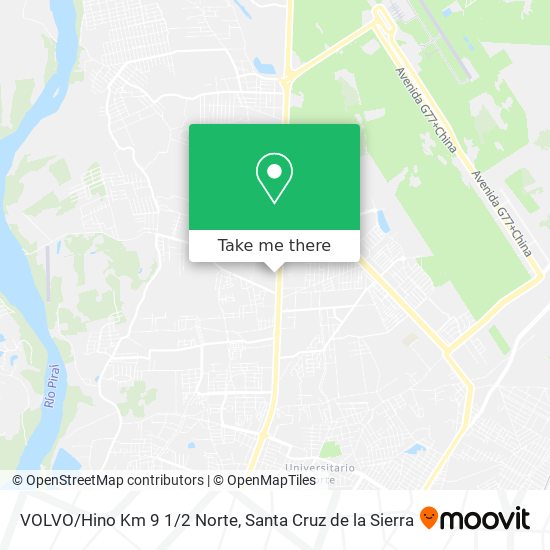 VOLVO/Hino Km 9 1/2 Norte map