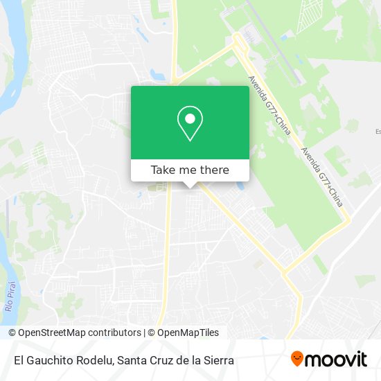El Gauchito Rodelu map