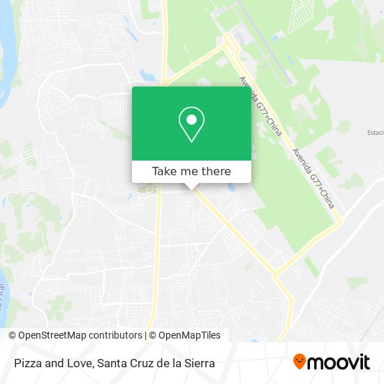 Mapa de Pizza and Love