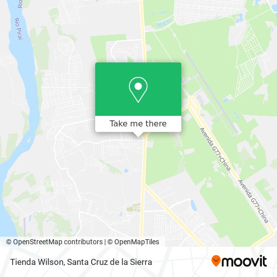 Tienda Wilson map