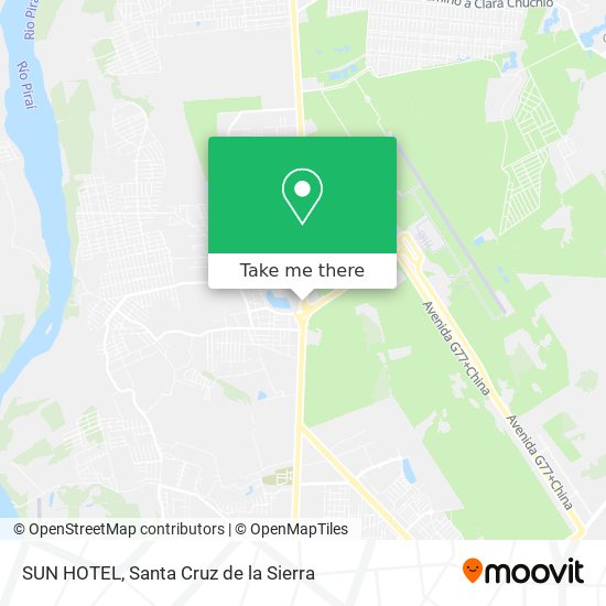 SUN HOTEL map