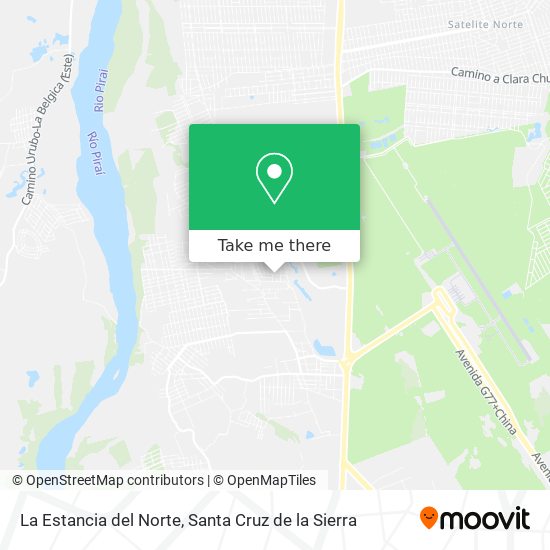 La Estancia del Norte map