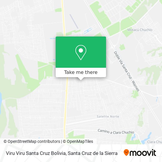 Mapa de Viru Viru Santa Cruz Bolivia