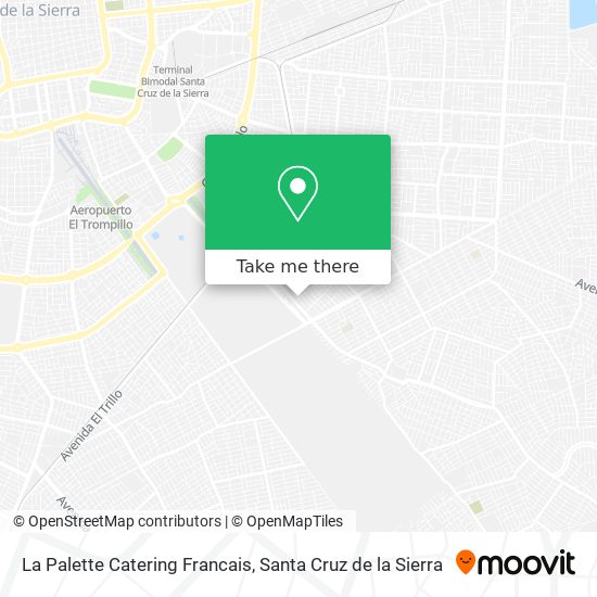 La Palette Catering Francais map