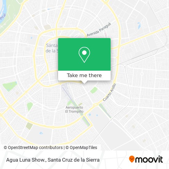 Agua Luna Show. map