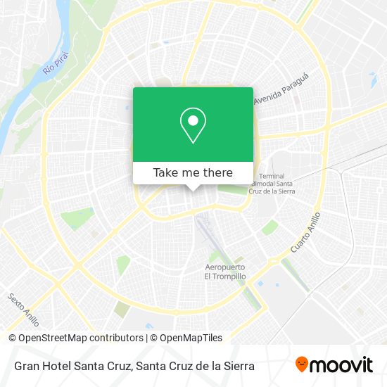 Gran Hotel Santa Cruz map