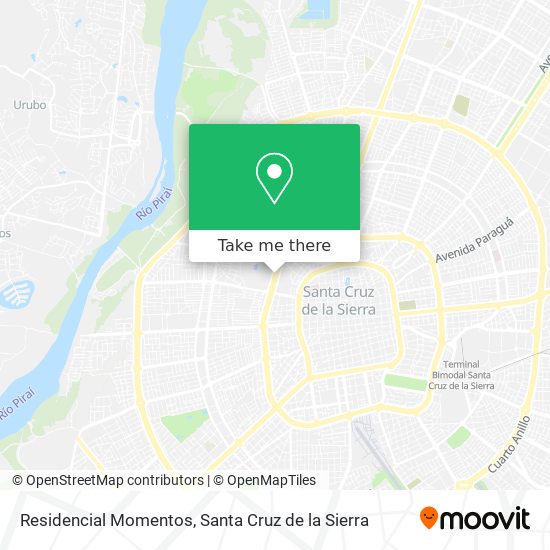 Residencial Momentos map