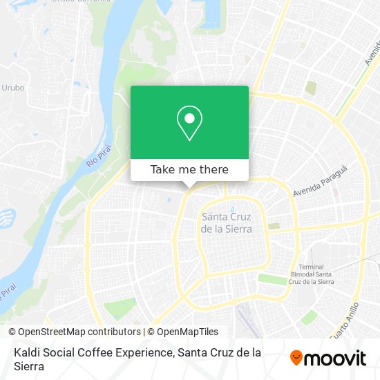 Kaldi Social Coffee Experience map