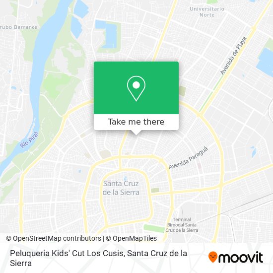 Mapa de Peluqueria Kids' Cut Los Cusis