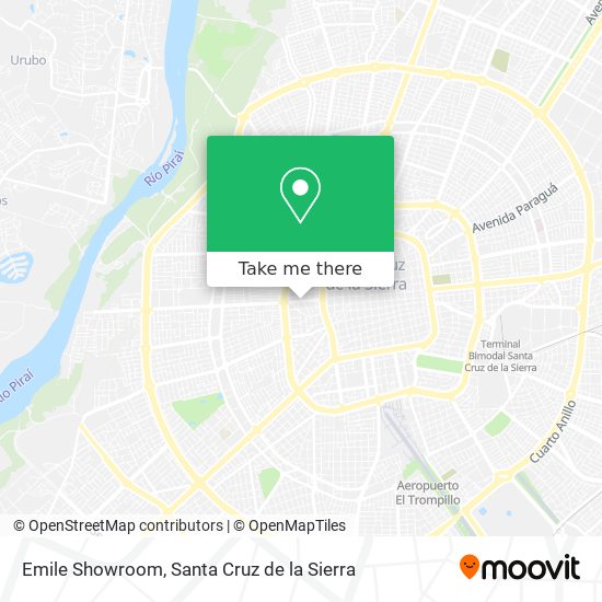 Emile Showroom map