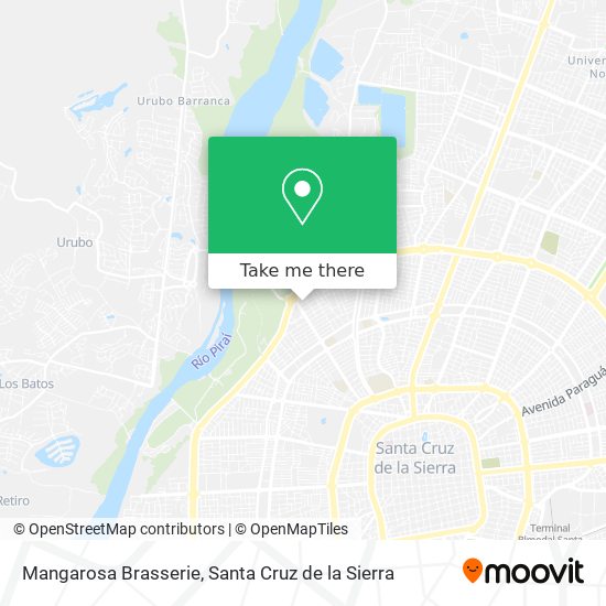 Mangarosa Brasserie map