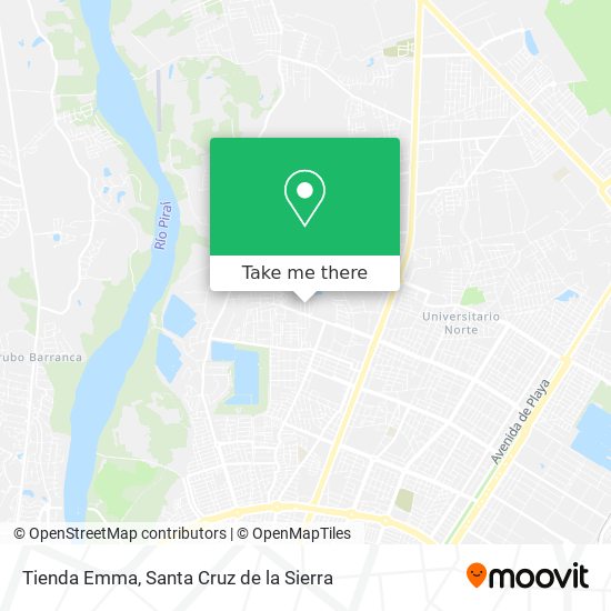 Tienda Emma map