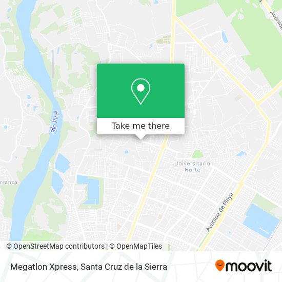 Megatlon Xpress map