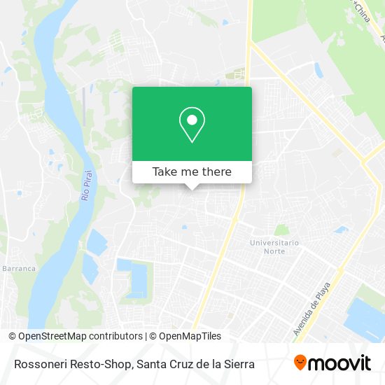 Mapa de Rossoneri Resto-Shop