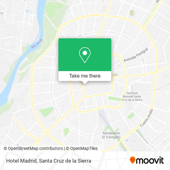 Mapa de Hotel Madrid
