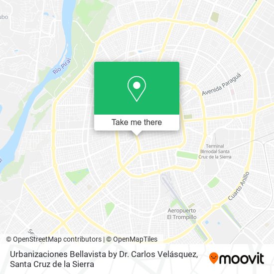 Urbanizaciones Bellavista by Dr. Carlos Velásquez map
