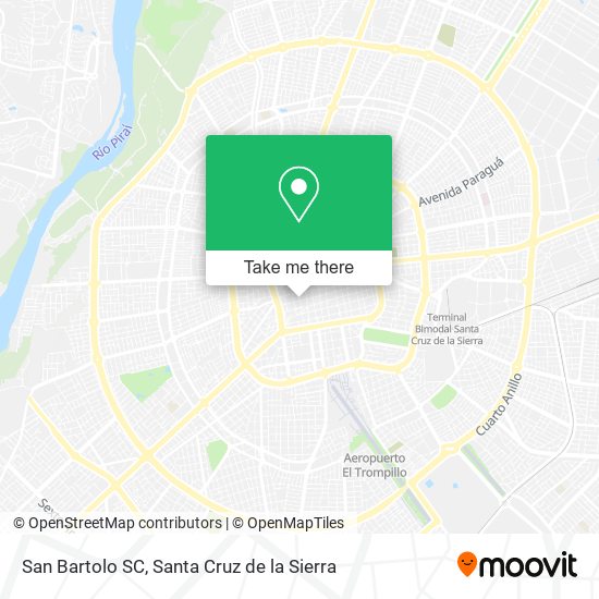 Mapa de San Bartolo SC